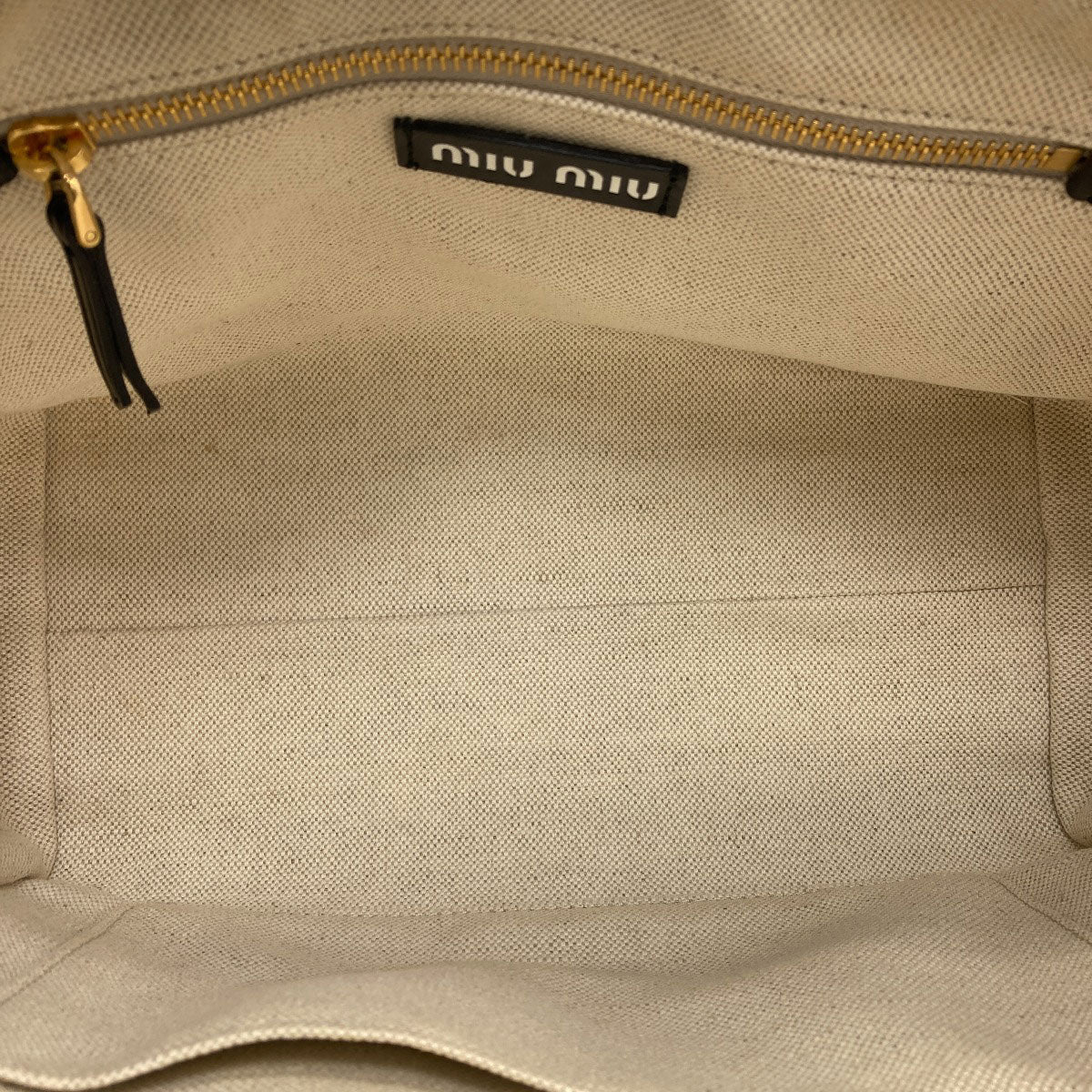 MIUMIU Everywear Japan Exclusive 2-Way Handbag Canvas Ladies [Used]