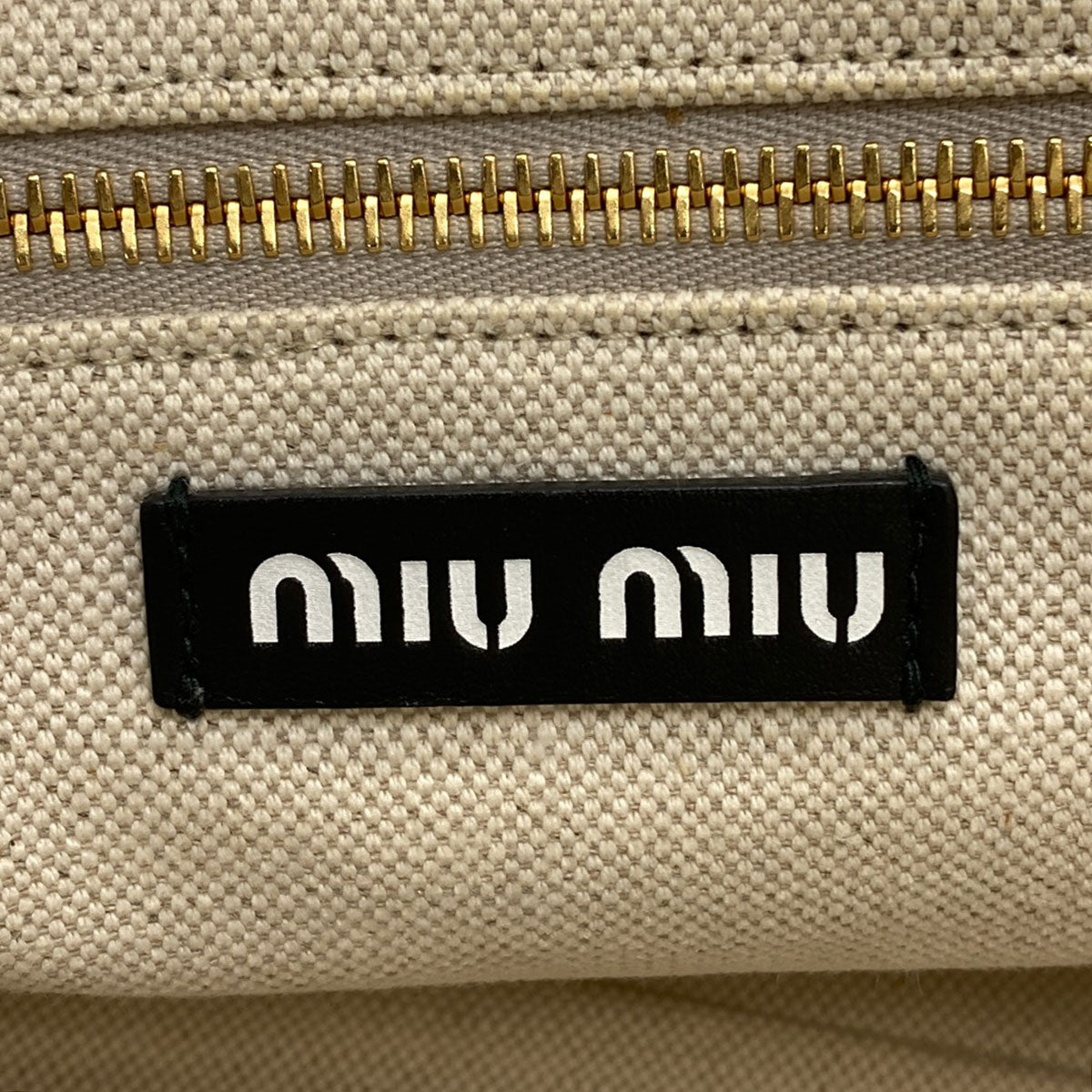 MIUMIU Everywear Japan Exclusive 2-Way Handbag Canvas Ladies [Used]