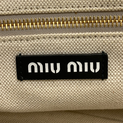 MIUMIU Everywear Japan Exclusive 2-Way Handbag Canvas Ladies [Used]