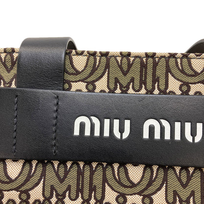 MIUMIU Everywear Japan Exclusive 2-Way Handbag Canvas Ladies [Used]