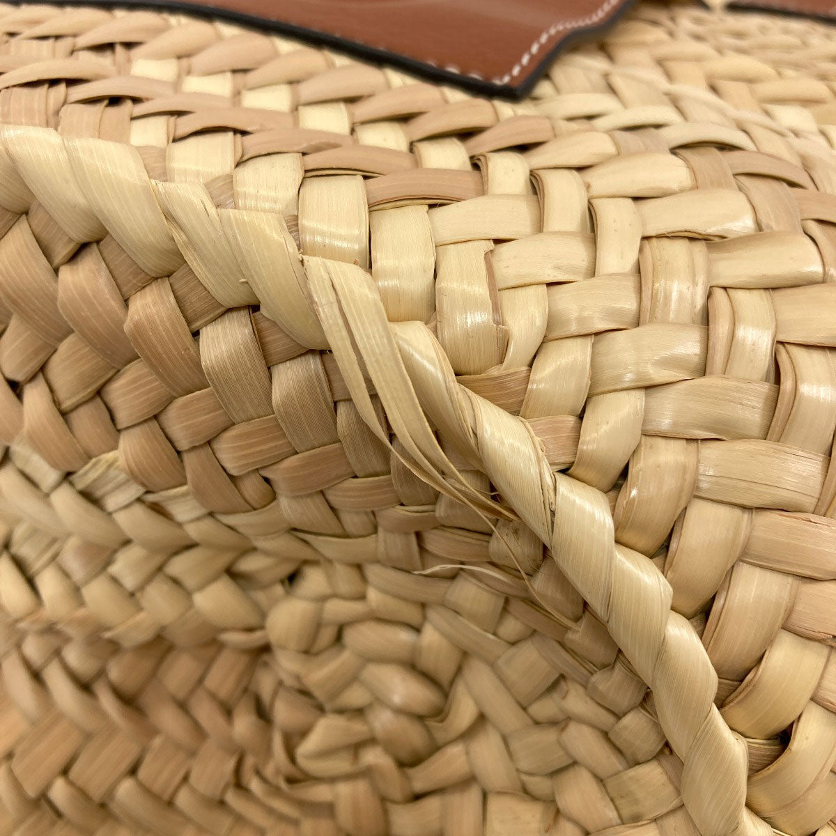 LOEWE Basket bag medium Tote Bag Raffia CalfLadies [Used]