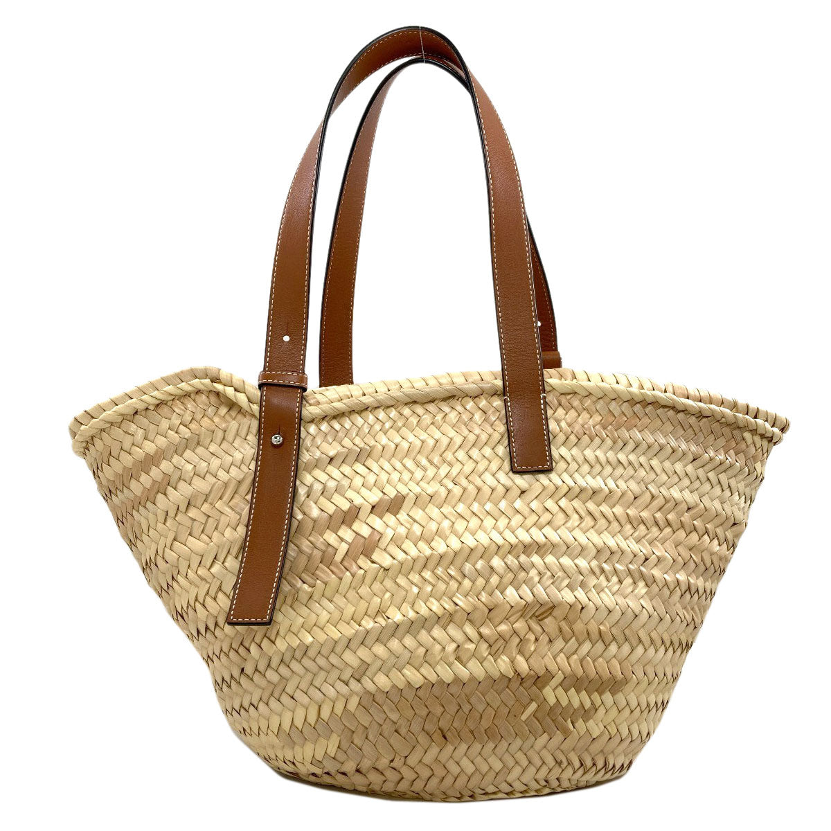 LOEWE Basket bag medium Tote Bag Raffia CalfLadies [Used]
