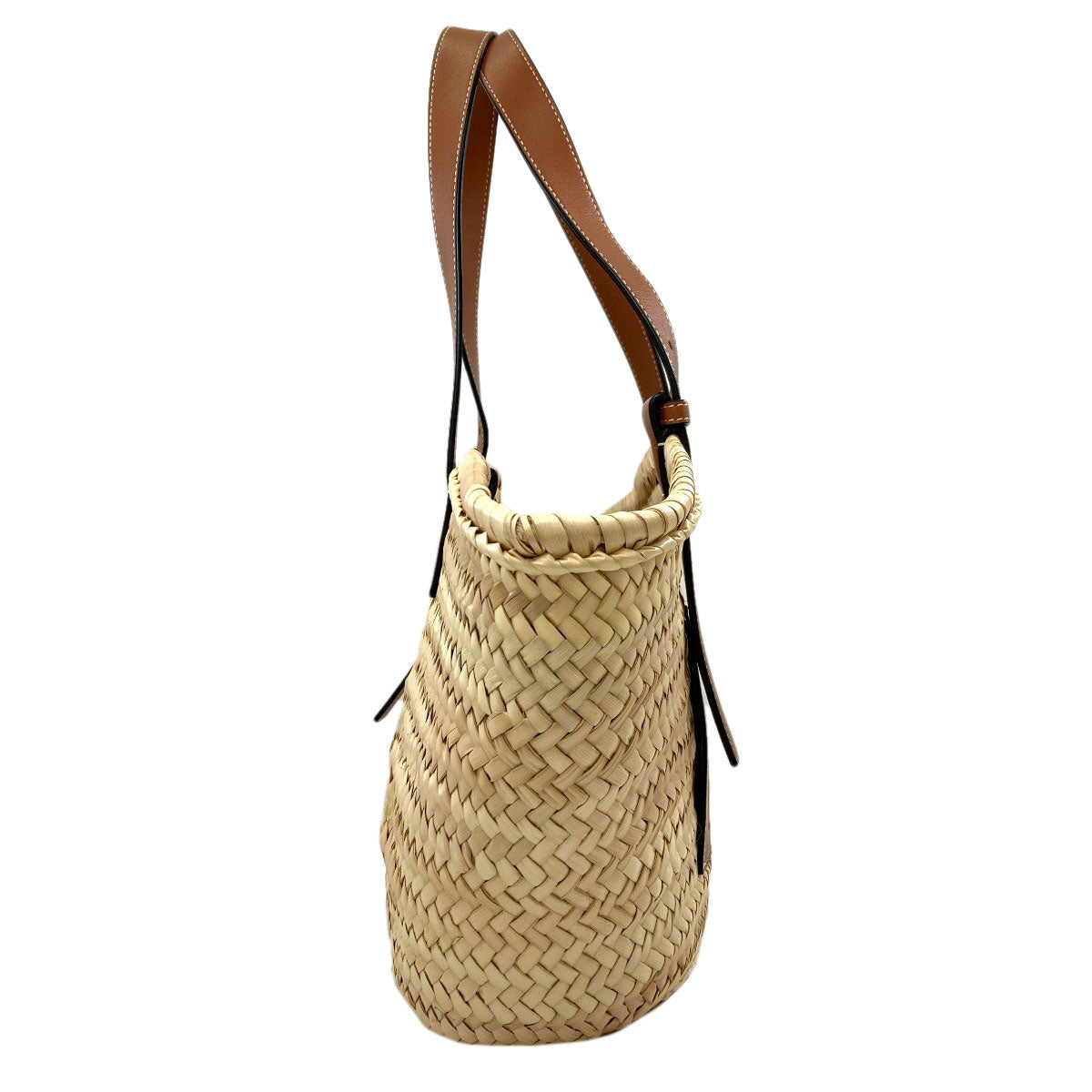 LOEWE Basket bag medium Tote Bag Raffia CalfLadies [Used]