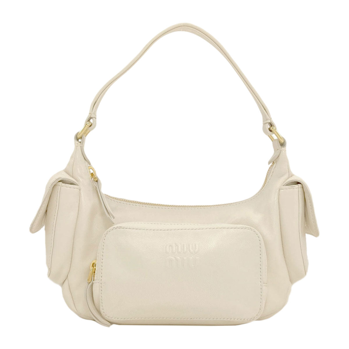 MIUMIU one belt Handbag Calf Ladies [Used]