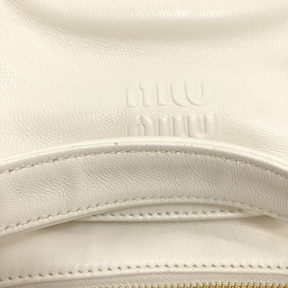 MIUMIU one belt Handbag Calf Ladies [Used]