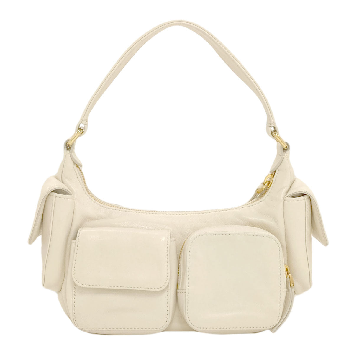 MIUMIU one belt Handbag Calf Ladies [Used]