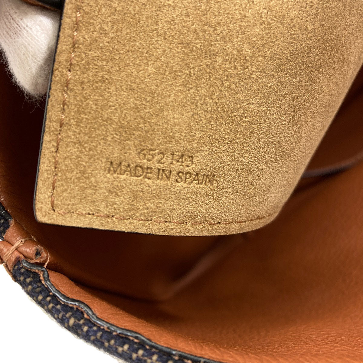 LOEWE Love Anagram 2WAY Tote Bag wool Ladies [Used]