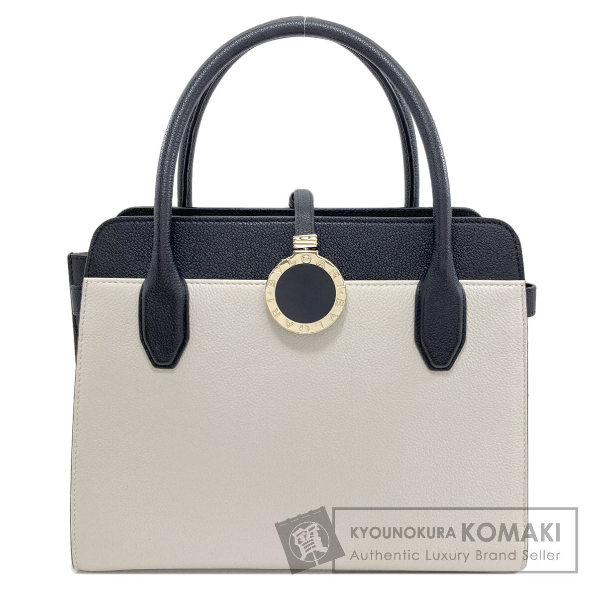 BVLGARI Aruba 2WAY Handbag Calf Ladies [Used]