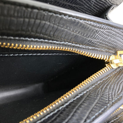MARNI Trunk Reverse Embossed Shoulder Bag Leather Ladies [Used]