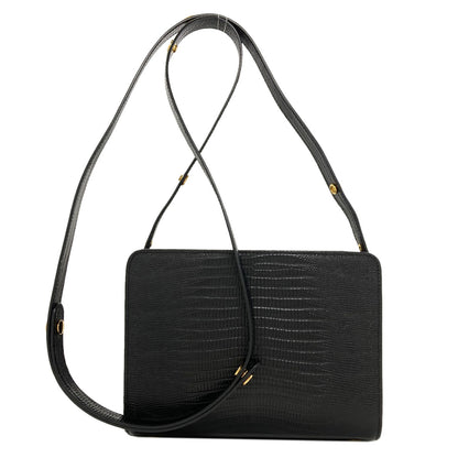 MARNI Trunk Reverse Embossed Shoulder Bag Leather Ladies [Used]