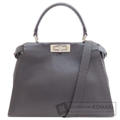 FENDI Peekaboo Medium Selleria 2WAY Handbag Calf Ladies [Used]