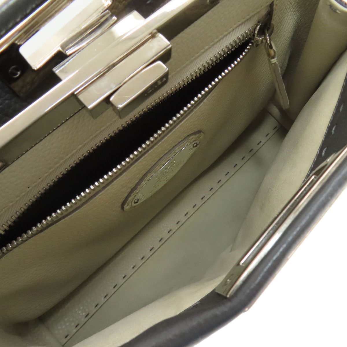 FENDI Peekaboo Medium Selleria 2WAY Handbag Calf Ladies [Used]