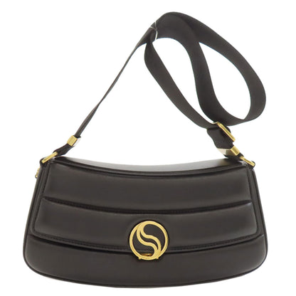 Stella McCartney Padded S-Wave Shoulder Bag Calf Ladies [Used]