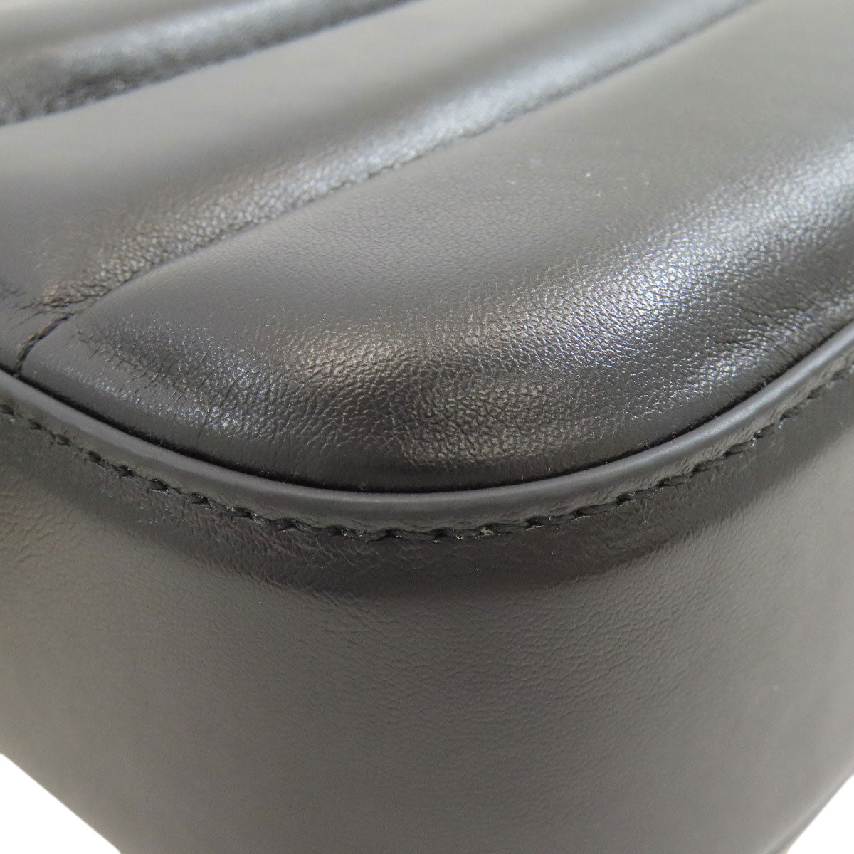 Stella McCartney Padded S-Wave Shoulder Bag Calf Ladies [Used]