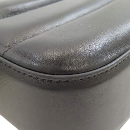 Stella McCartney Padded S-Wave Shoulder Bag Calf Ladies [Used]
