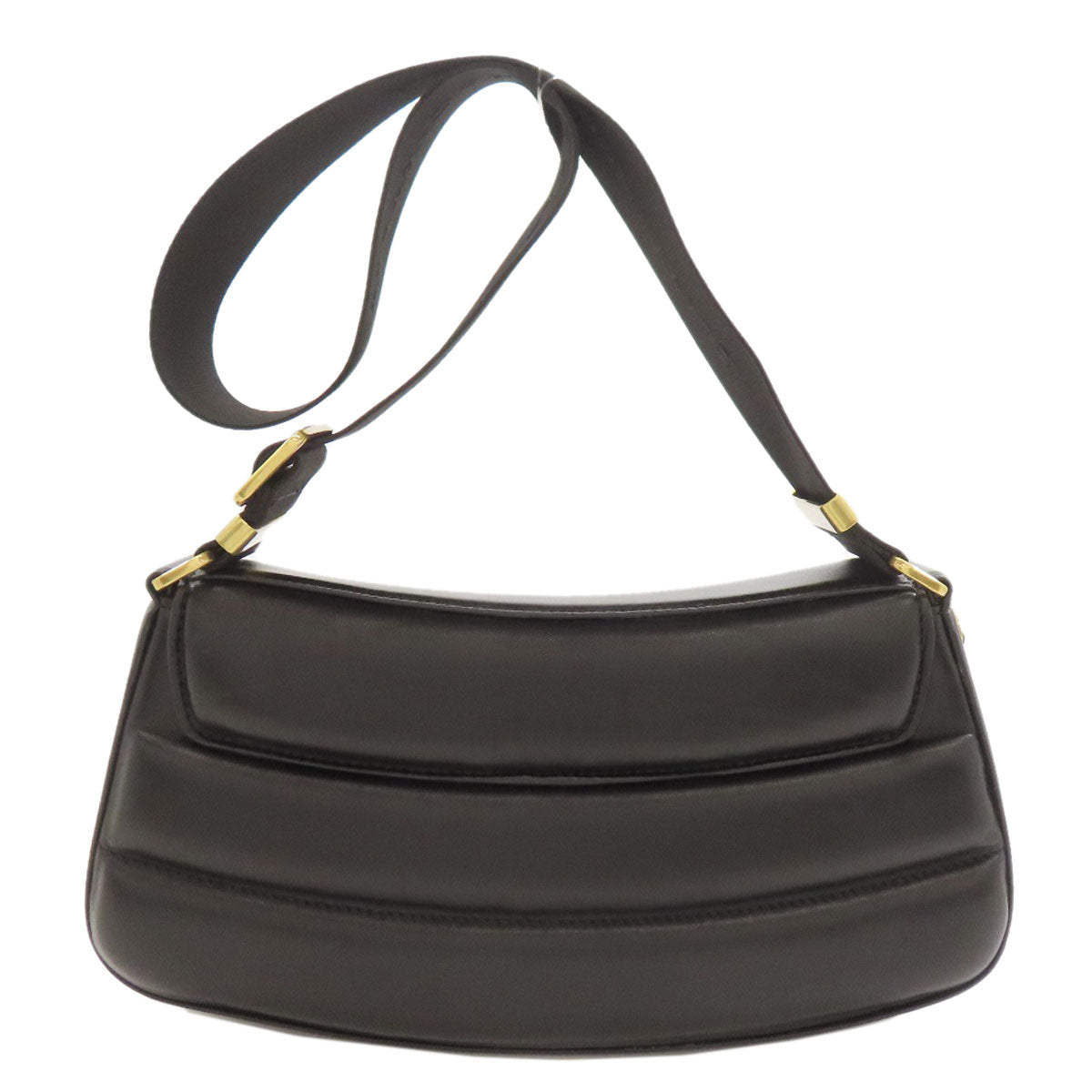 Stella McCartney Padded S-Wave Shoulder Bag Calf Ladies [Used]