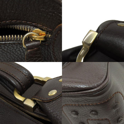 TODS logo Handbag Leather Ladies [Used]