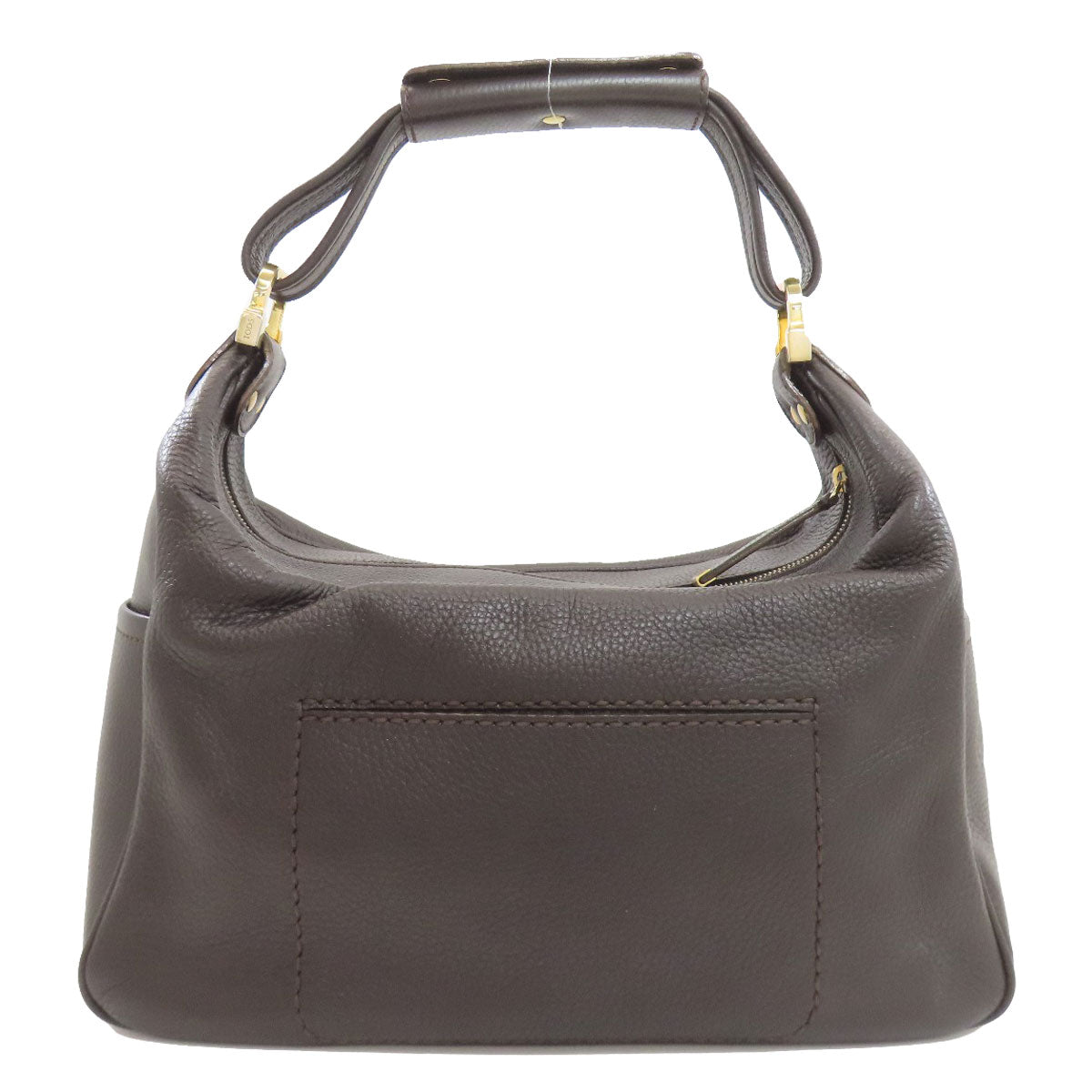 TODS logo Handbag Leather Ladies [Used]