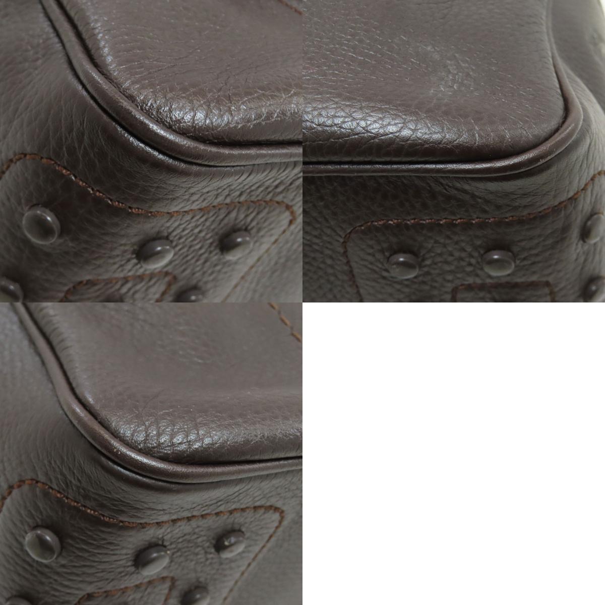 TODS logo Handbag Leather Ladies [Used]