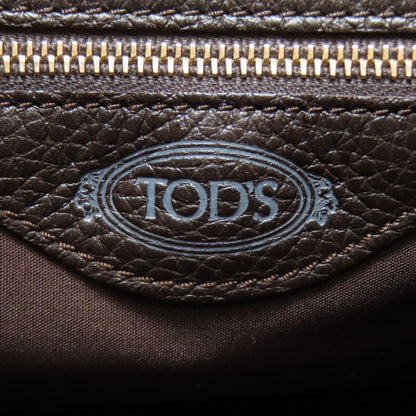 TODS logo Handbag Leather Ladies [Used]