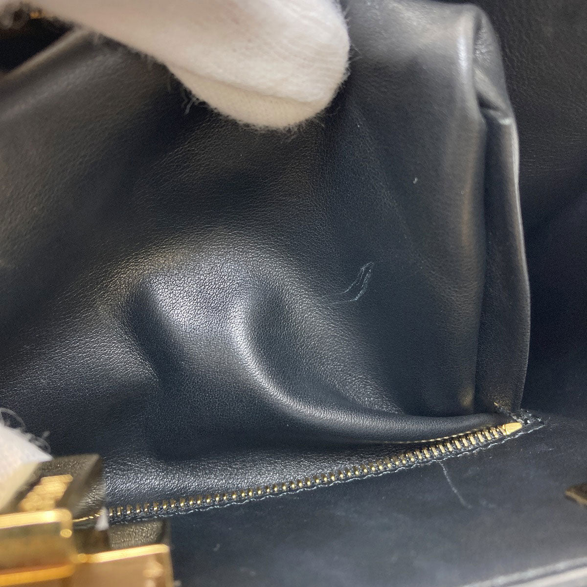 FENDI Peekaboo Essential 2WAY Handbag Calf Ladies [Used]