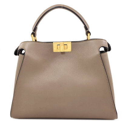 FENDI Peekaboo Essential 2WAY Handbag Calf Ladies [Used]