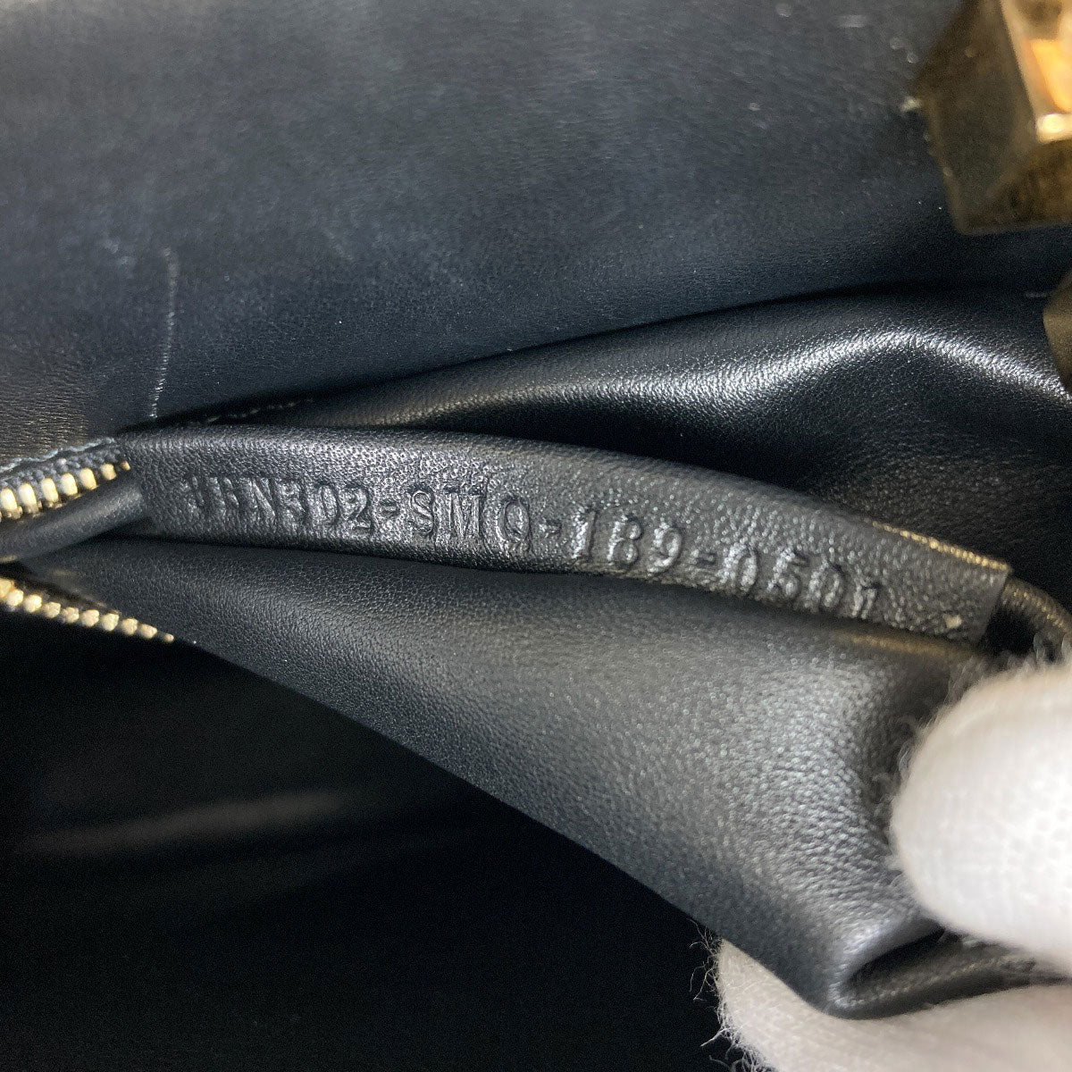 FENDI Peekaboo Essential 2WAY Handbag Calf Ladies [Used]
