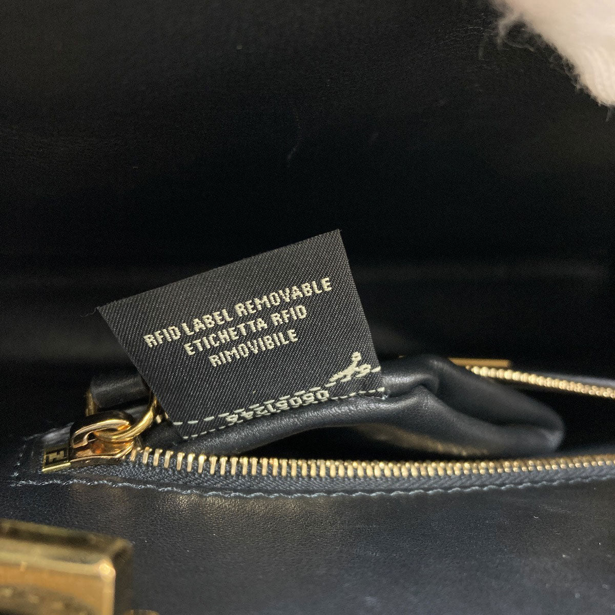 FENDI Peekaboo Essential 2WAY Handbag Calf Ladies [Used]