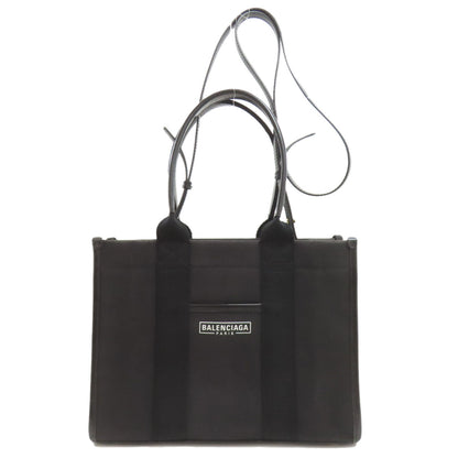 BALENCIAGA 671402 Hardware Small 2WAY Tote Bag Canvas Ladies [Used]