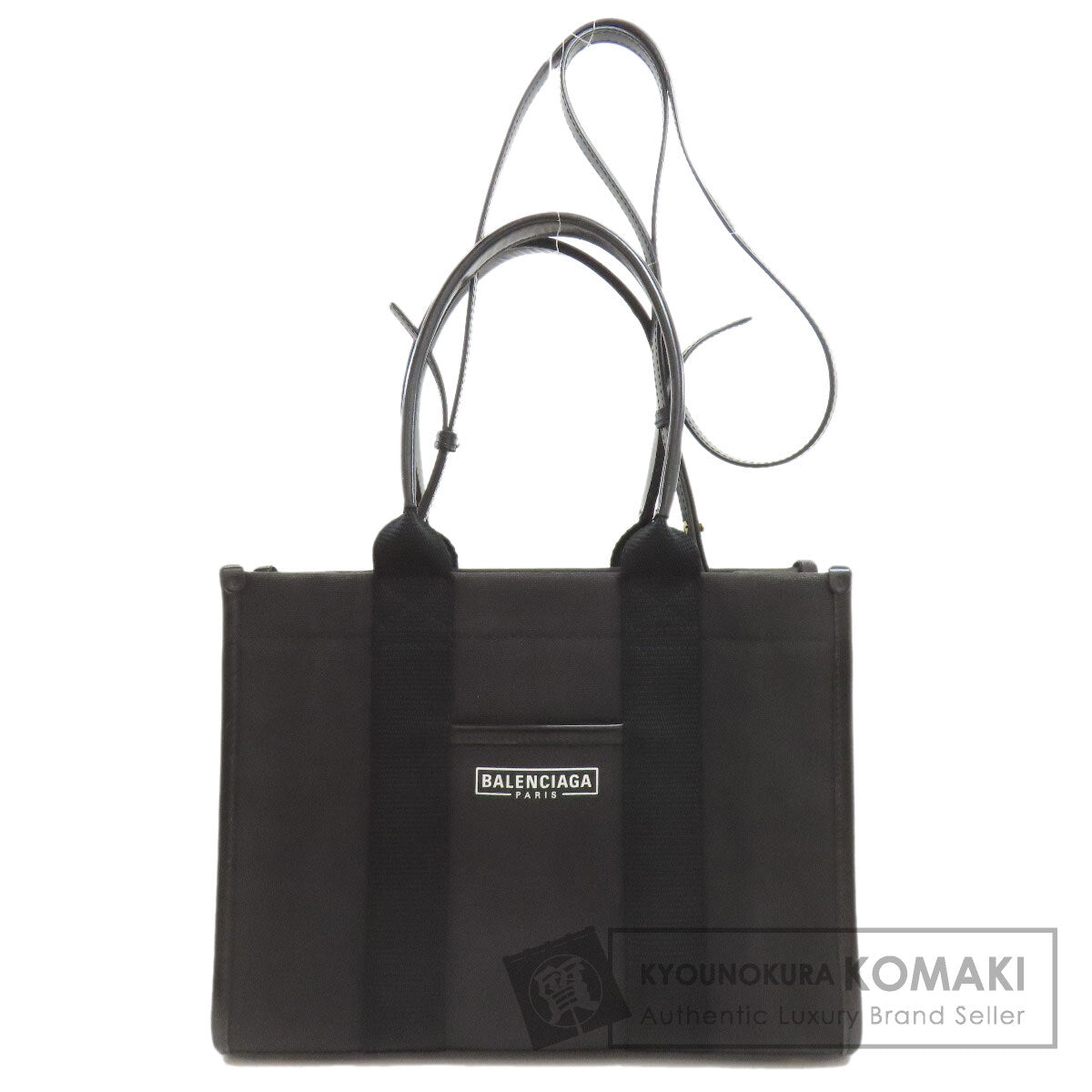 BALENCIAGA 671402 Hardware Small 2WAY Tote Bag Canvas Ladies [Used]