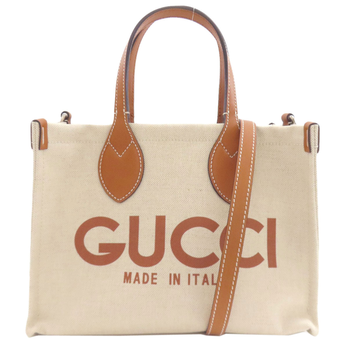 GUCCI 772144 GUCCI Print 2-Way Bag Handbag Canvas Ladies [Used]