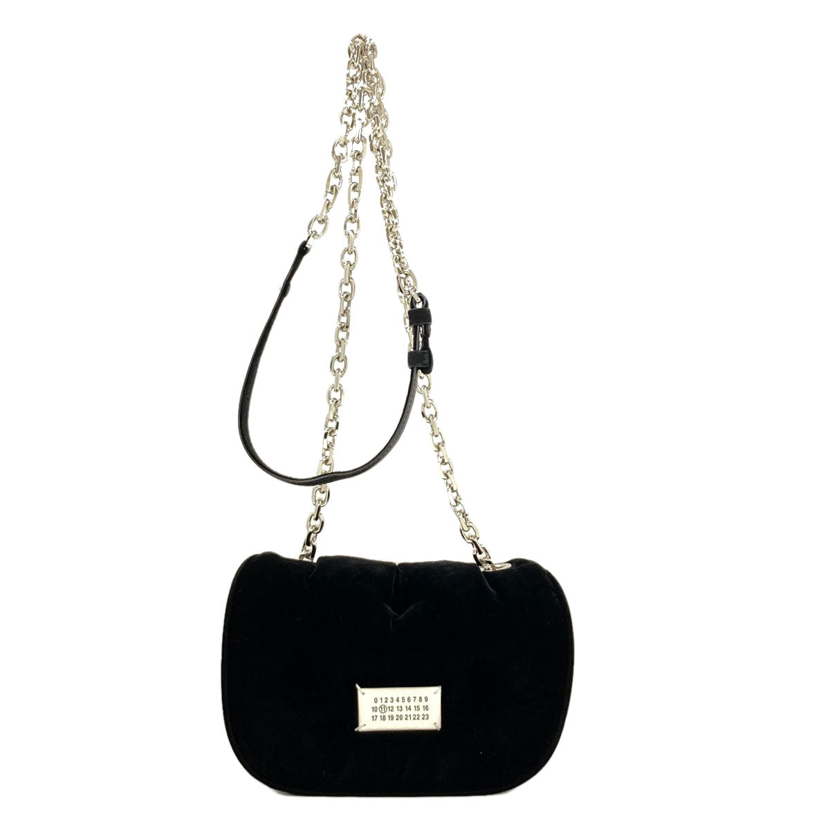 MaisonMargiela Glam Slam Flap Shoulder Bag Velor Ladies [Used]