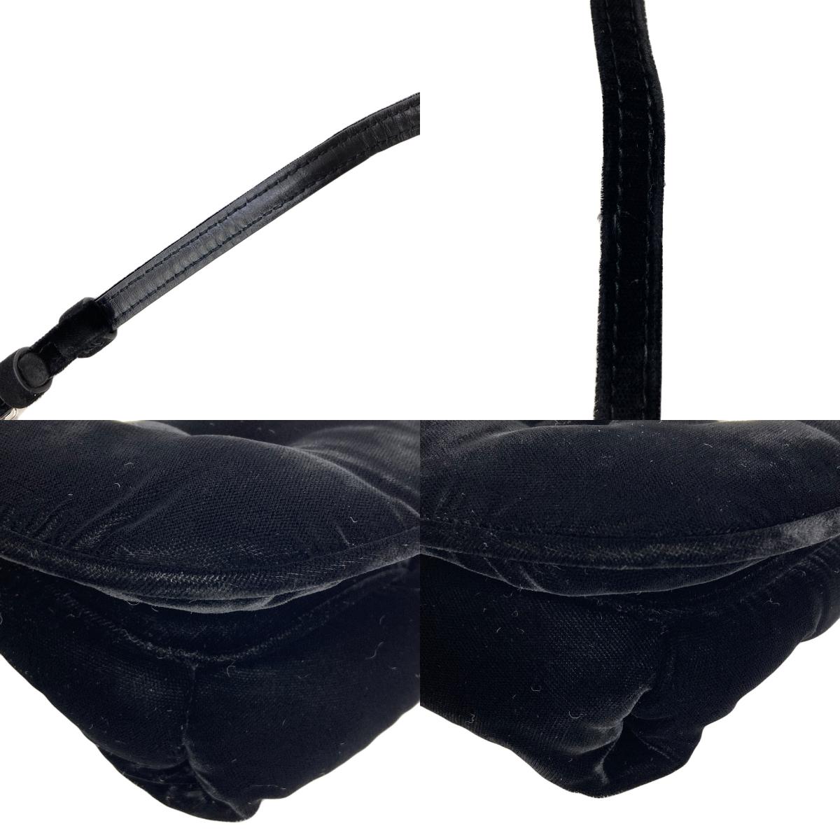 MaisonMargiela Glam Slam Flap Shoulder Bag Velor Ladies [Used]