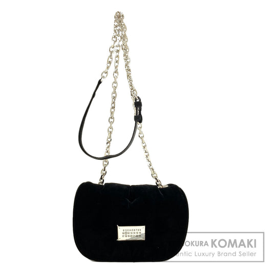 MaisonMargiela Glam Slam Flap Shoulder Bag Velor Ladies [Used]