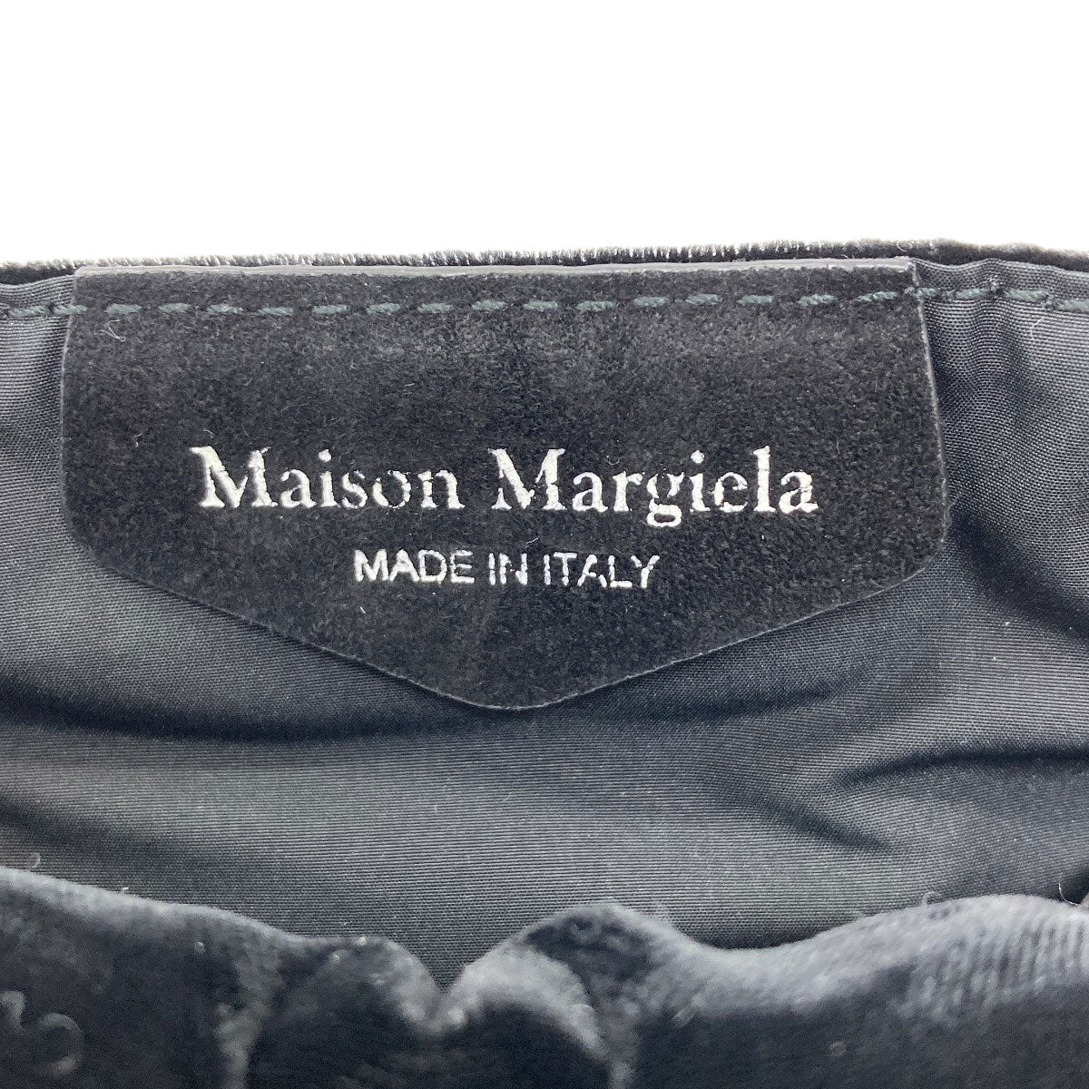 MaisonMargiela Glam Slam Flap Shoulder Bag Velor Ladies [Used]