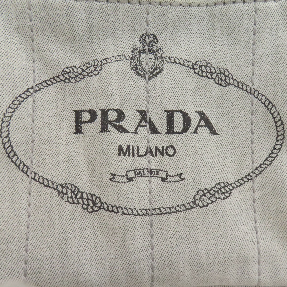 PRADA Canapa mini 2 WAY Handbag Denim Ladies [Used]