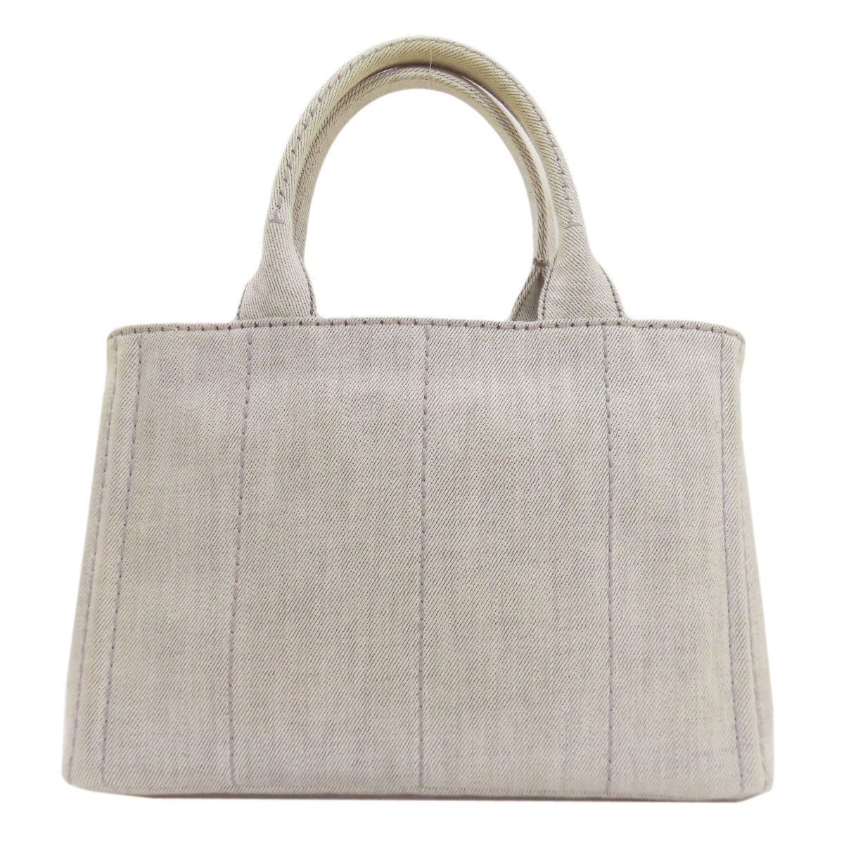 PRADA Canapa mini 2 WAY Handbag Denim Ladies [Used]