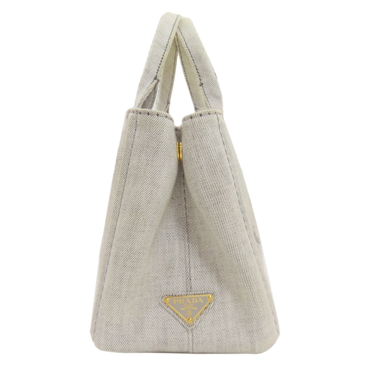 PRADA Canapa mini 2 WAY Handbag Denim Ladies [Used]