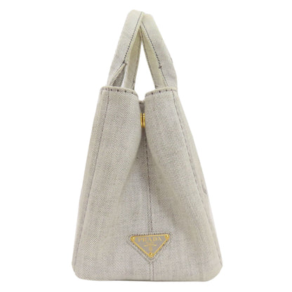 PRADA Canapa mini 2 WAY Handbag Denim Ladies [Used]