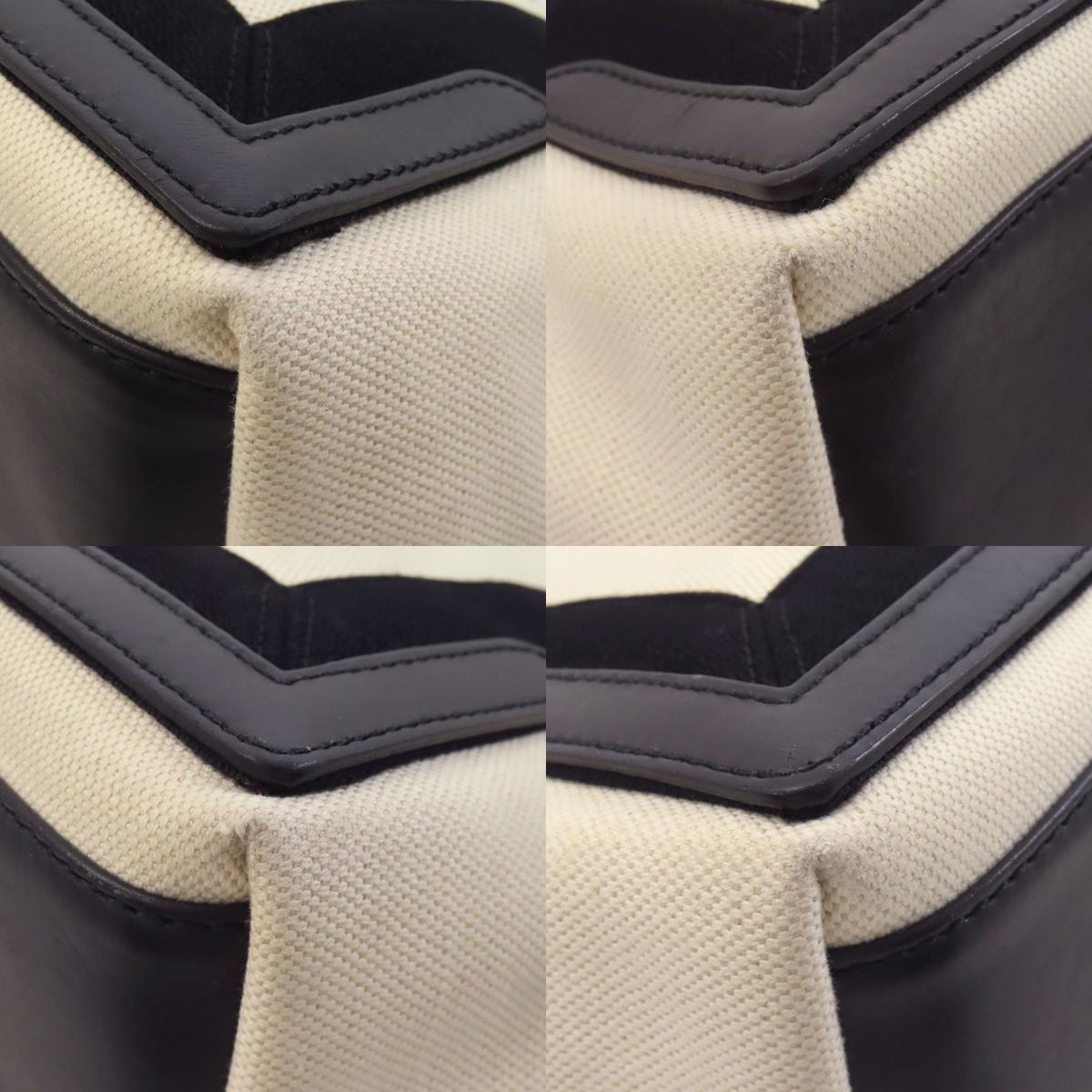 BALENCIAGA 339933 NAVY CABAS Handbag Canvas Ladies [Used]