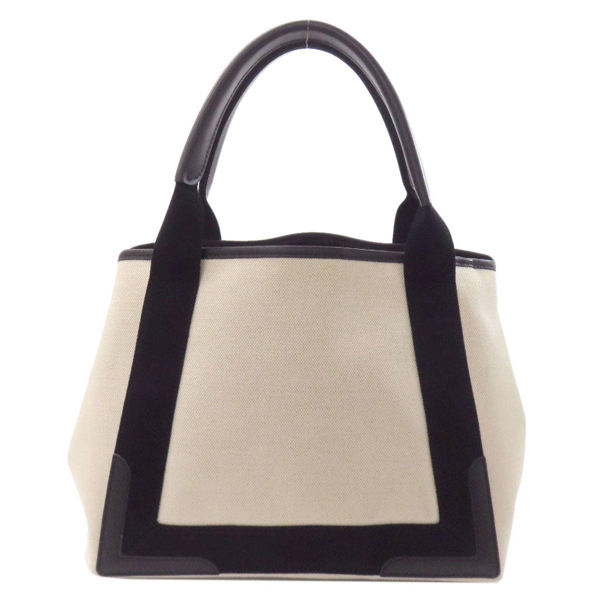 BALENCIAGA 339933 NAVY CABAS Handbag Canvas Ladies [Used]