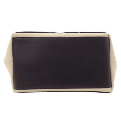 BALENCIAGA 339933 NAVY CABAS Handbag Canvas Ladies [Used]