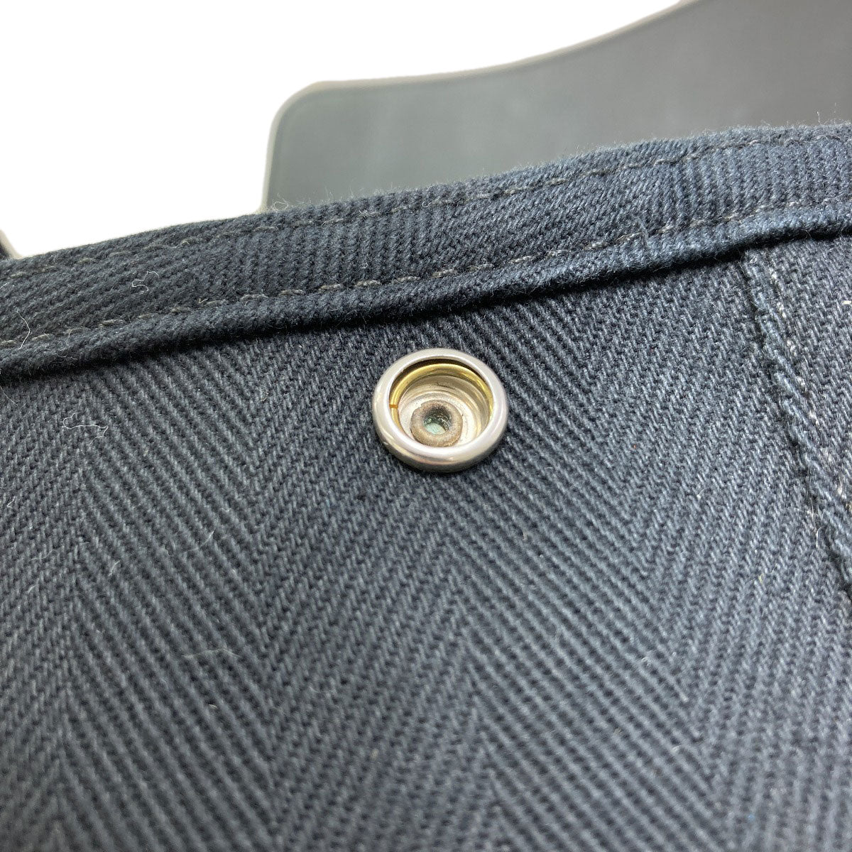 HERMES Valparaiso Long PM Handbag Towal chevron CalfLadies [Used]