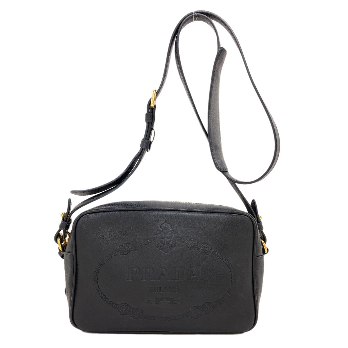 PRADA 1BH089 Long shoulder Shoulder Bag Calf Ladies [Used]