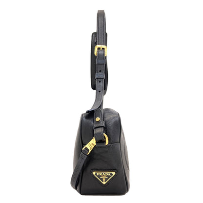 PRADA 1BH089 Long shoulder Shoulder Bag Calf Ladies [Used]