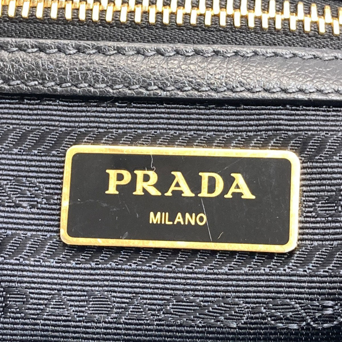 PRADA 1BH089 Long shoulder Shoulder Bag Calf Ladies [Used]