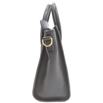 CELINE Luggage nano 2 WAY Handbag Calf Ladies [Used]