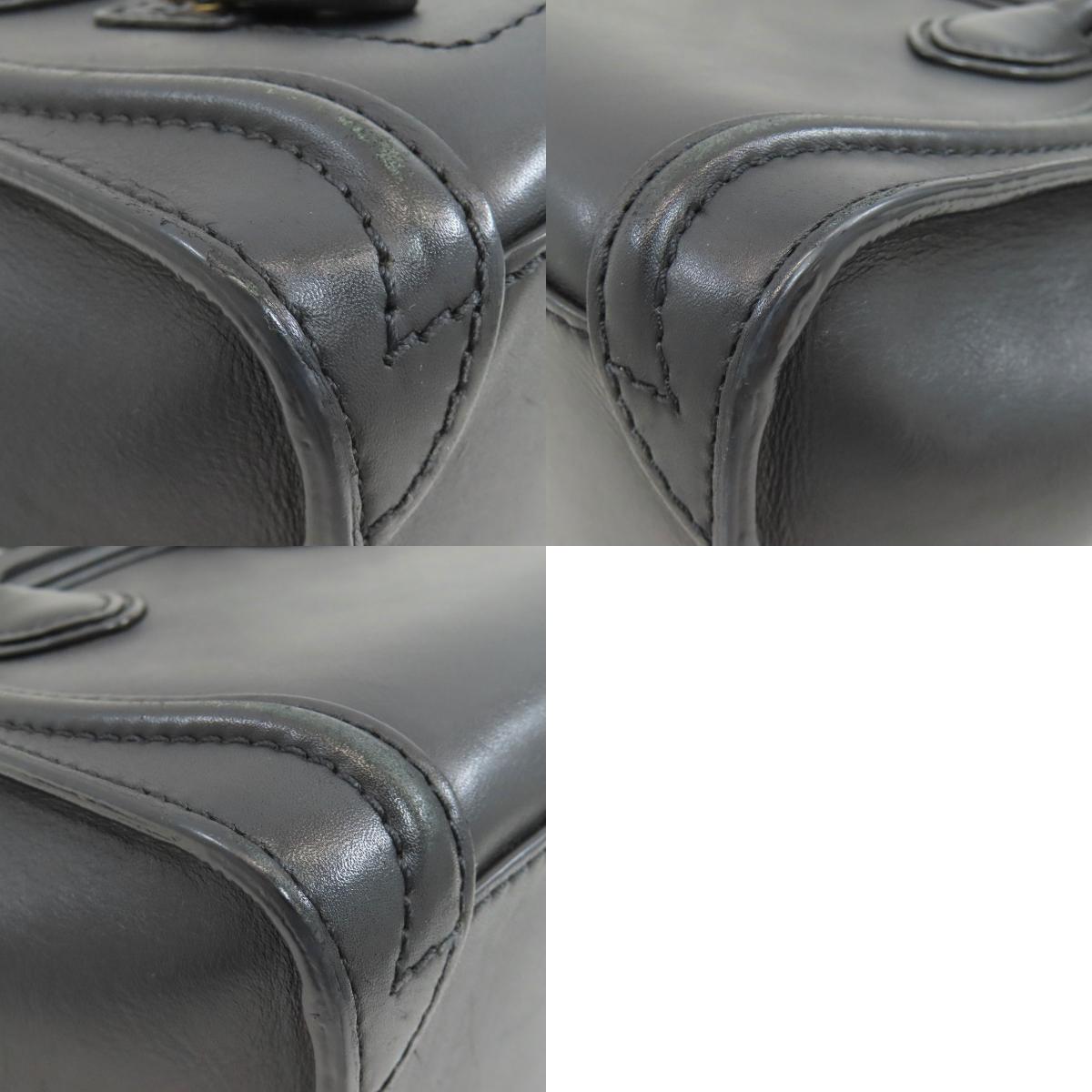 CELINE Luggage nano 2 WAY Handbag Calf Ladies [Used]