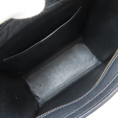 CELINE Luggage nano 2 WAY Handbag Calf Ladies [Used]