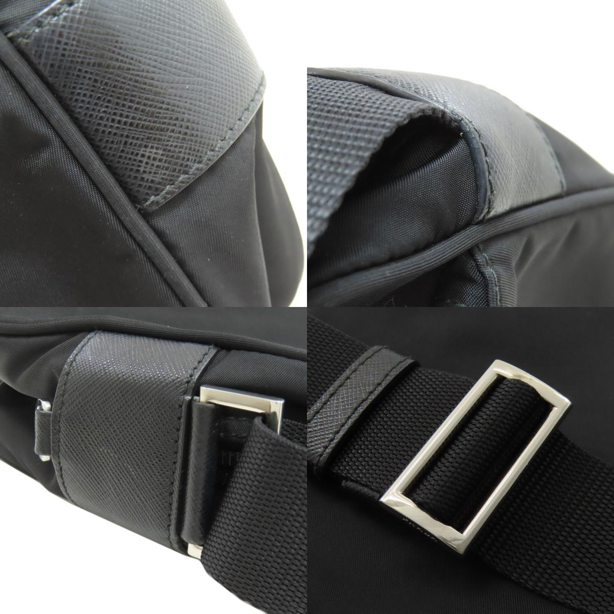 PRADA Logo Hardware Shoulder Bag Nylon Ladies [Used]